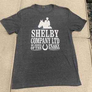Peaky blinders - Shelby Company Ltd Tshirt in grey size Large- gildan softstyle